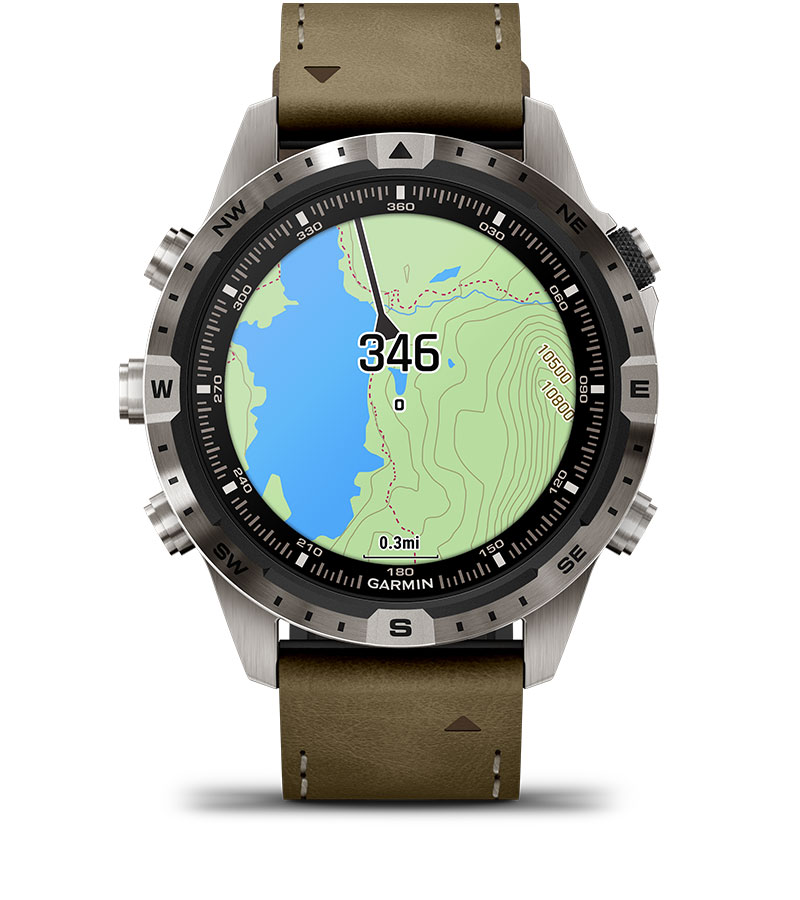 a watch with a map on the face